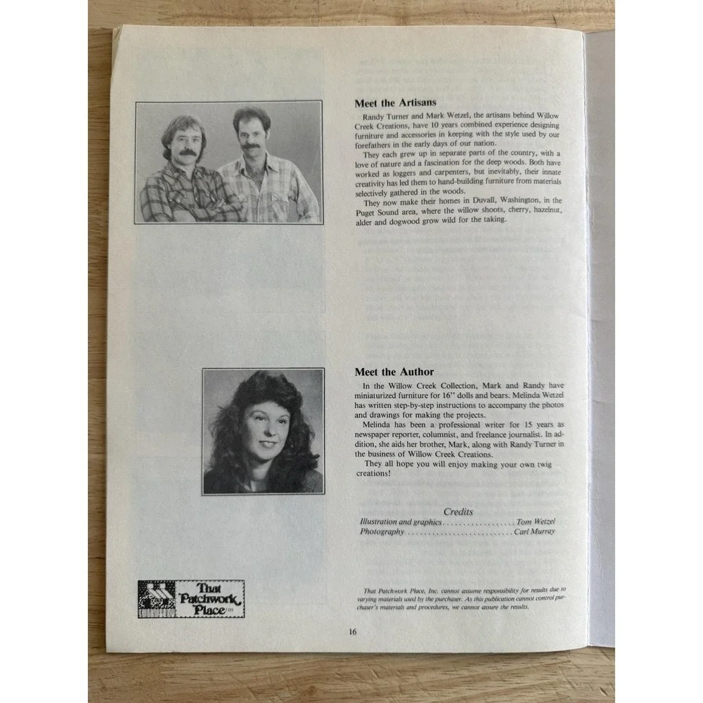 Bedsteads And Such‎ Willow Creek Collection 1986 Booklet By That Patchwork Place